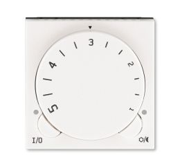 Levit M® kryt termostatu prostorového s otočným ovládáním a upevňovací maticí 3292H-A00300 68 perleťová / ledová bílá ABB