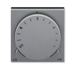 Levit M® termostat univerzální s otočným nastavením teploty (ovládací jednotka) 3292H-A10101 69 ocelová/kouřová černá ABB