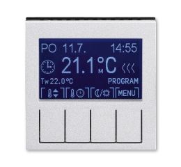 Levit M® termostat univerzální programovatelný (ovládací jednotka) 3292H-A10301 70 titanová/kouřová černá ABB