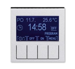 Levit M® hodiny spínací programovatelné (ovládací jednotka) 3292H-A20301 70 titanová/kouřová černá ABB