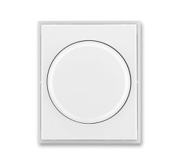 Time®, Element® kryt stmívače s otočným ovladačem s upevňovací maticí 3294E-A00123 01 bílá/ledová bílá ABB