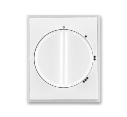 Time®, Element® kryt spínače s otočným ovladačem pro 3stupňový spínač s nulovou polohou 3294E-A00170 01 bílá/ledová bílá ABB