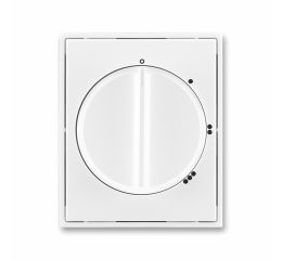 Element®, Time® kryt spínače s otočným ovladačem pro 3stupňový spínač s nulovou polohou 3294E-A00170 03 bílá/bílá ABB