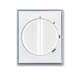 Element® kryt spínače s otočným ovladačem pro 3stupňový spínač s nulovou polohou 3294E-A00170 04 bílá/ledová šedá ABB