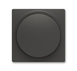Zoni® kryt stmívače s otočným ovládáním a upevňovací maticí 3294T-A00123 237 matná černá ABB