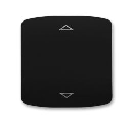 Tango® kryt spínače žaluziového s krátkocestným ovladačem a potiskem pro spínače Busch-Jalousiecontrol® II 3299A-A110 N černá ABB