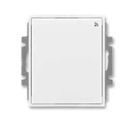 Element®, Time® spínač s krátkocestným ovladačem, s přijímačem radiofrekvenčního (RF) signálu 3299E-A23108 03 bílá/bílá ABB