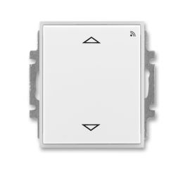 Time®, Element® spínač žaluziový s krátkocestným ovladačem s RF přijímačem 3299E-A33108 01 bílá/ledová bílá ABB