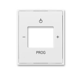 Element®, Time® kryt zesilovače s tunerem FM nebo internetového rádia Busch-iNet 3299E-A40200 03 bílá/bílá ABB