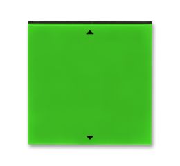 Levit® kryt spínače žaluziového Busch-Jalousiecontrol II s krátkocestným ovladačem 3299H-A00110 67 zelená/kouřová černá ABB