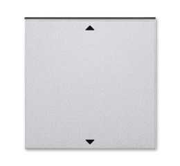 Levit M® kryt spínače žaluziového Busch-Jalousiecontrol II s krátkocestným ovladačem 3299H-A00110 70 titanová/kouřová černá ABB