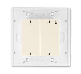 Levit® vysílač RF dvojnásobný, nástěnný, 868 MHz 3299H-A11908 17 slonová kost/bílá ABB