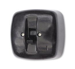 Spínač trojpólový páčkový nástěnný 16A 400V IP20 se svorkami N a PE 34253-10 černá ABB