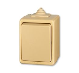 Praktik vypínač č.7 3553-07929 D přepínač křížový, IP44, béžová, ABB