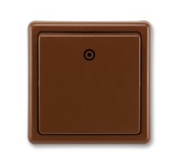 Classic 3553-80289 H3 Tlačítkový ovládač zapínací, řazení 1/0, hnědá, ABB