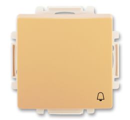 Swing® tlačítko zapínací řazení č.1/0 se symbolem zvonku 3557G-A80343 D1 béžová ABB