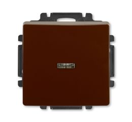 Swing® tlačítko zapínací řazení č.1/0So s průzorem 3557G-A91342 H1 hnědá ABB