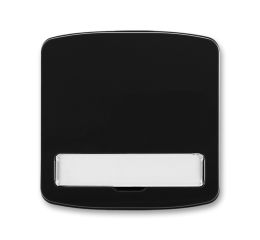 Tango® kryt spínače jednoduchý s popisovým polem 3558A-A00620 N černá ABB