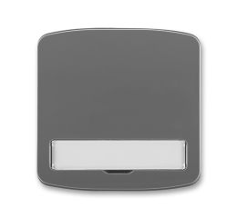 Tango® kryt spínače jednoduchý s popisovým polem 3558A-A00620 S2 kouřová šedá ABB