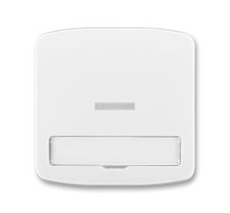 Tango® kryt spínače jednoduchý s průzorem a popisovým polem 3558A-A610 B bílá ABB