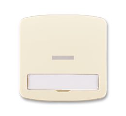 Tango® kryt spínače jednoduchý s průzorem a popisovým polem 3558A-A610 C slonová kost ABB