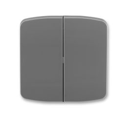 Tango® kryt spínače dělený 3558A-A652 S2 kouřová šedá ABB
