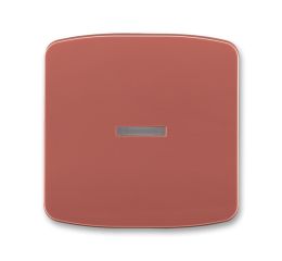 Tango® kryt spínače jednoduchý s čirým průzorem 3558A-A653 R2 vřesová červená ABB