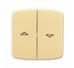 Tango® kryt spínače žaluziového dělený s potiskem 3558A-A662 D béžová ABB