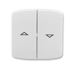 Tango® kryt spínače žaluziového dělený s potiskem 3558A-A662 S šedá ABB