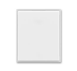 Time®, Element® kryt spínače jednoduchý 3558E-A00651 01 bílá/ledová bílá ABB