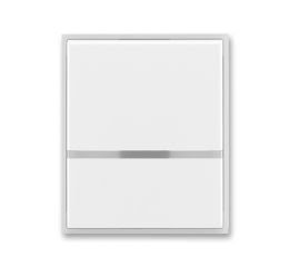 Time®, Element® kryt spínače kolébkového s čirým průzorem 3558E-A00653 01 bílá/ledová bílá ABB