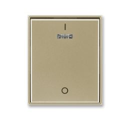 TIME 3558E-A00933 33 Kryt jednoduchý s potiskem a průzorem pro sp.řaz. 3S, šampaňská, ABB