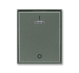 Time®, Time® Arbo kryt jednoduchý s potiskem a průzorem pro spínače č.3S 3558E-A00933 34 antracit ABB