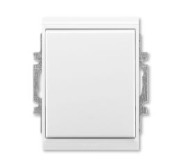 Time®, Element® vypínač schodišťový s krytem, řazení č.6 (1), krytí IP44 3558E-A06940 03 bílá/ bílá ABB