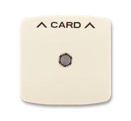 Tango® kryt spínače kartového s čirým průzorem a potiskem 3559A-A00700 C slonová kost ABB