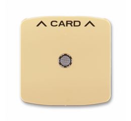 Tango® kryt spínače kartového s čirým průzorem a potiskem 3559A-A00700 D béžová ABB