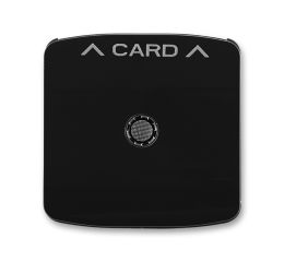 Tango® kryt spínače kartového s čirým průzorem a potiskem 3559A-A00700 N černá ABB