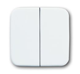 Reflex SI kryt spínače dělený 3559B-A00652214 alpská bílá ABB