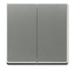 Solo, Busch-axcent 3559B-A00652803 Kryt spínače dělený, metalická šedá, ABB