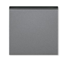 Levit M® kryt spínače jednoduchý 3559H-A00651 69 ocelová/kouřová černá ABB