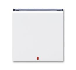 Levit® kryt vypínače jednoduchý s červeným průzorem 3559H-A00655 62 bílá/kouřová černá ABB