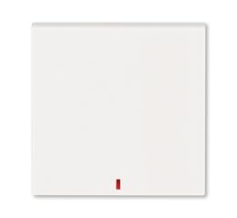Levit M® kryt spínače kolébkového s červeným průzorem 3559H-A00655 68 perleťová/ledová bílá ABB