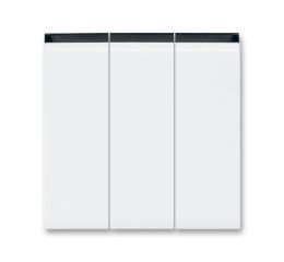 Levit® kryt spínače trojnásobného 3559H-A00666 62 bílá/kouřová černá ABB