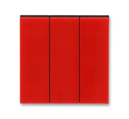 Levit® kryt spínače trojnásobného 3559H-A00666 65 červená/kouřová černá ABB