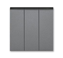 Levit®M kryt spínače trojnásobného 3559H-A00666 69 ocelová/kouřová černá ABB