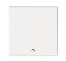 Levit M® kryt jednoduchý s potiskem a čirým průzorem (pro spínače řaz. 3S) 3559H-A00933 68 perleťová/ledová bílá ABB