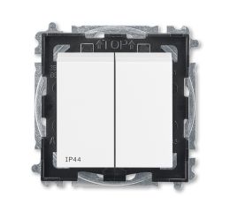 Levit® vypínač lustrový, řazení č.5, krytí IP44 3559H-A05940 03 bílá/bílá ABB