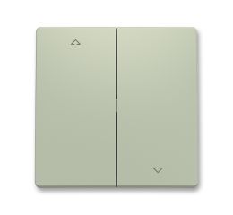 Zoni® kryt spínače žaluziového dělený s potiskem 3559T-A00662 243 olivová ABB