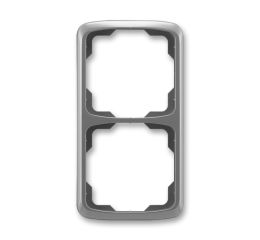 Tango® rámeček dvojnásobný svislý 3901A-B21 S2 kouřově šedá ABB