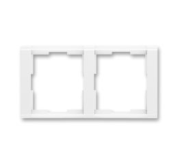 Time® rámeček dvojnásobný vodorovný 3901F-A00120 03 bílá/bílá ABB